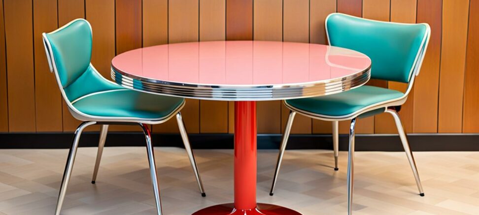 50's retro kitchen table and chairs