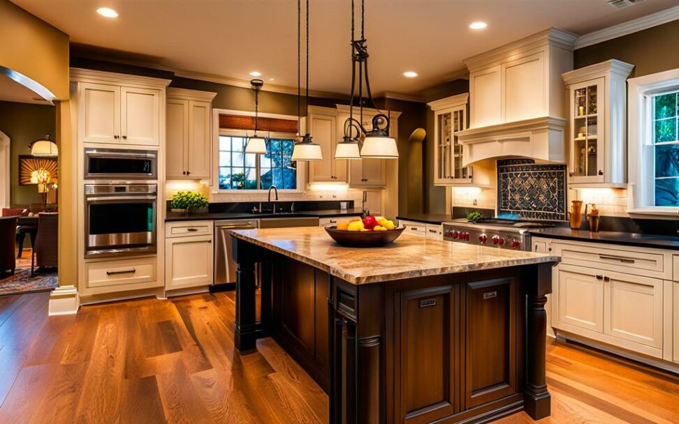 arts and crafts kitchen lighting