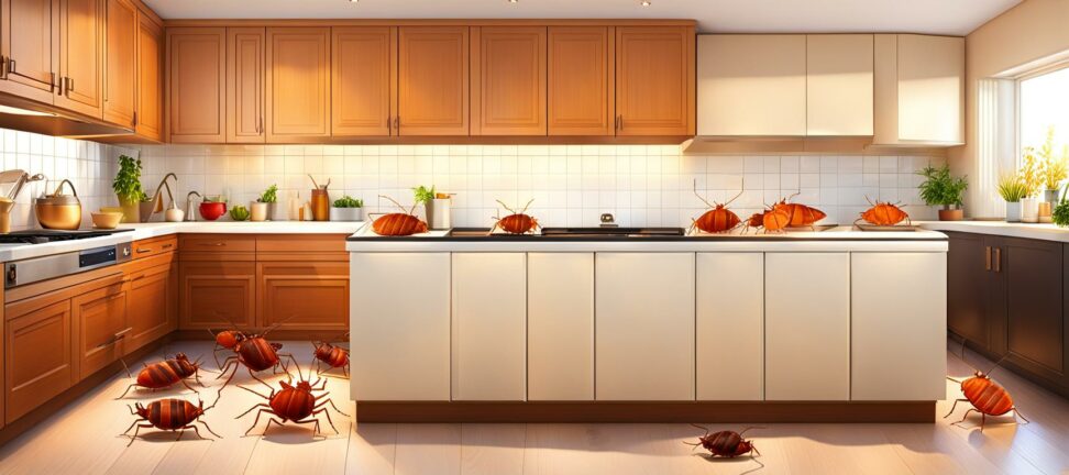 bed bugs in kitchen