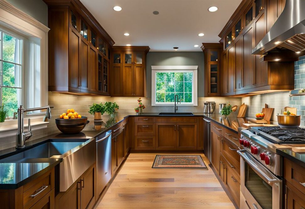 best lighting for galley kitchen