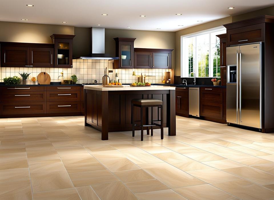 ceramic or porcelain tile for kitchen floor