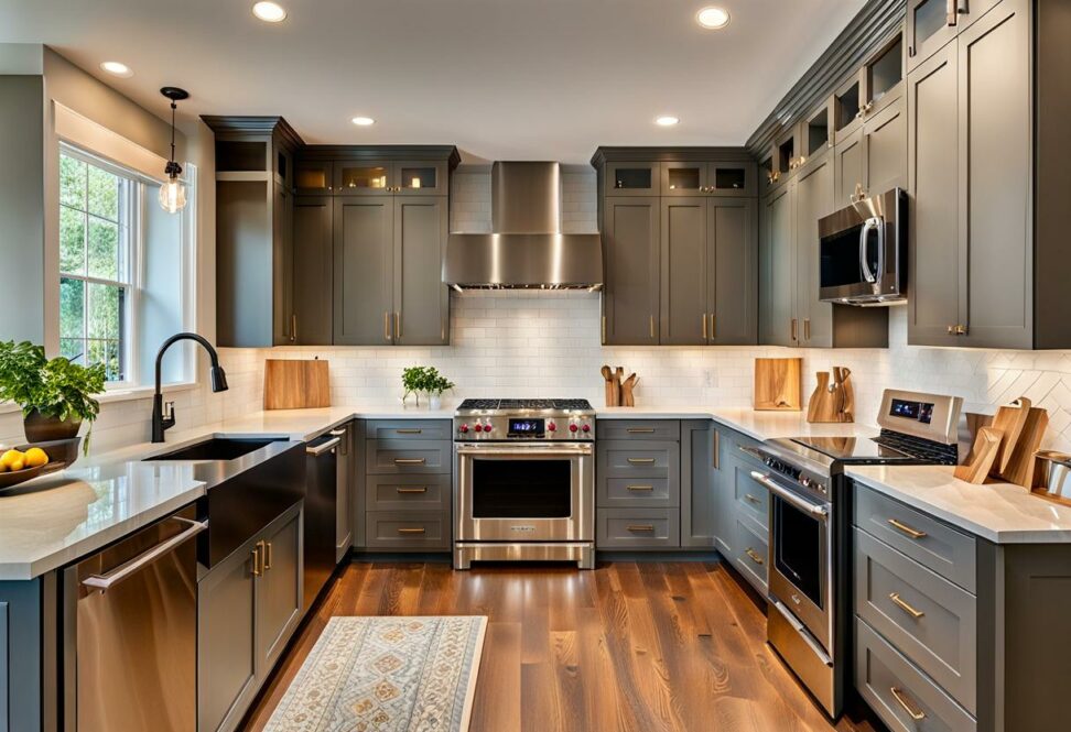 closed kitchen floor plans