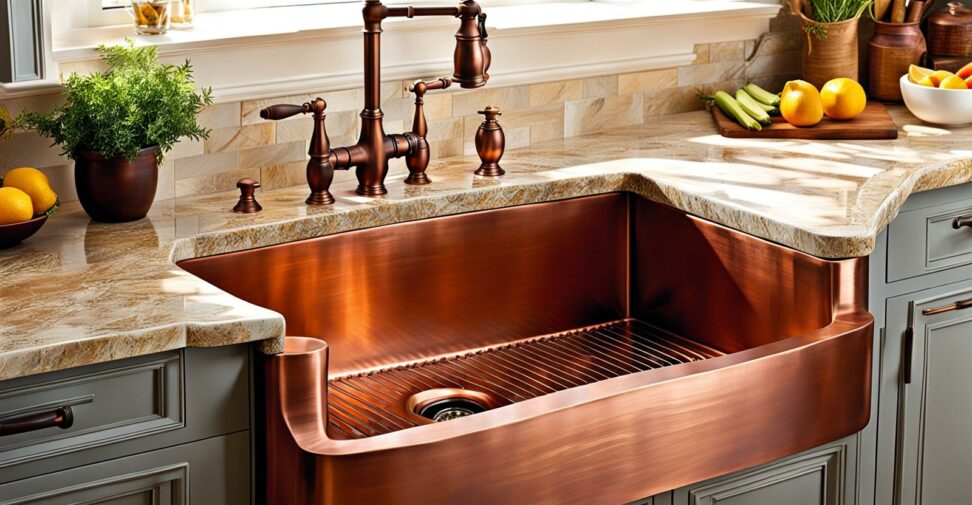 copper farm sinks for kitchens
