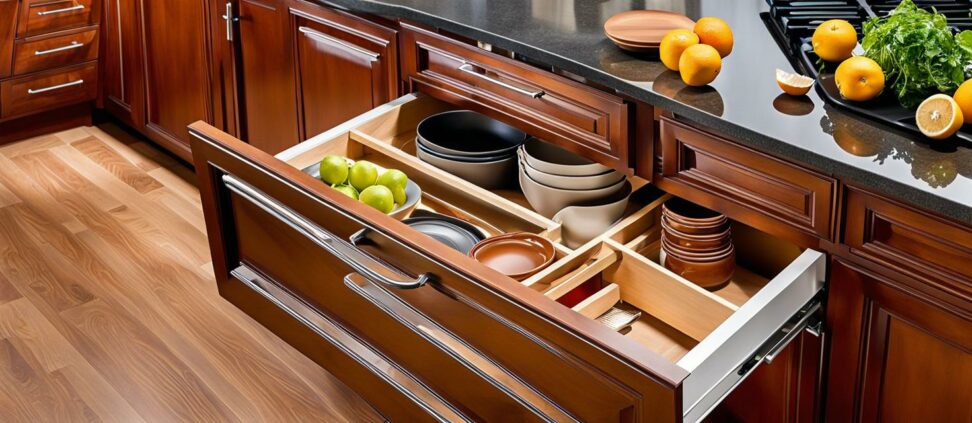 corner kitchen cabinet pull out drawers