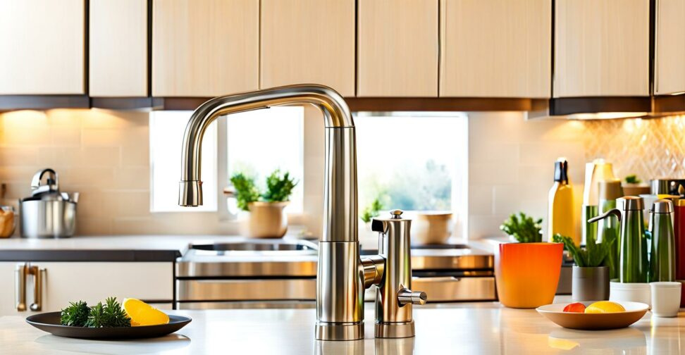 delta everly 2-handle standard kitchen faucet with spray in stainless