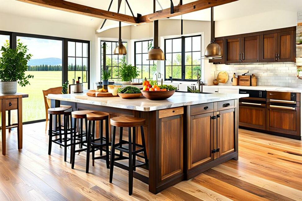 farm house kitchen islands