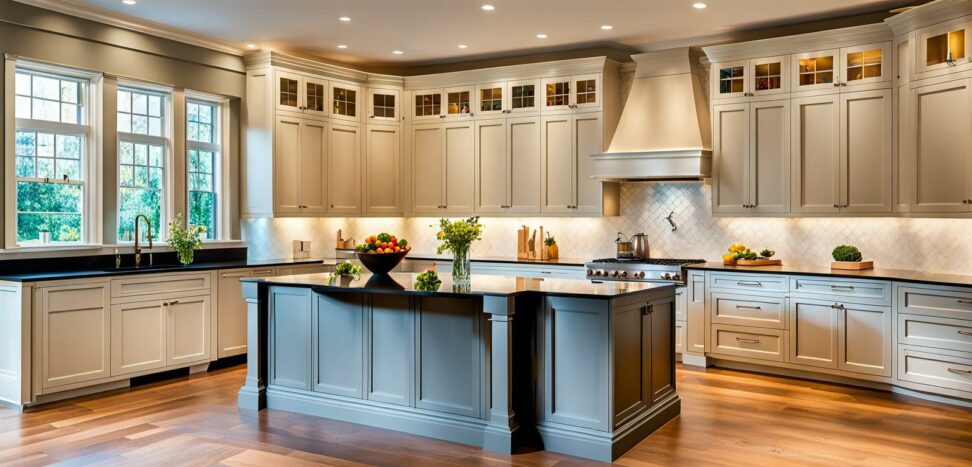 floor to ceiling corner kitchen cabinet
