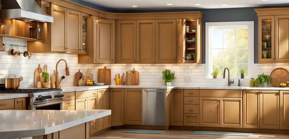 how are kitchen cabinets attached to the wall