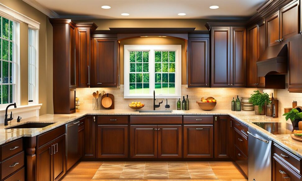 how to refresh inside of kitchen cabinets