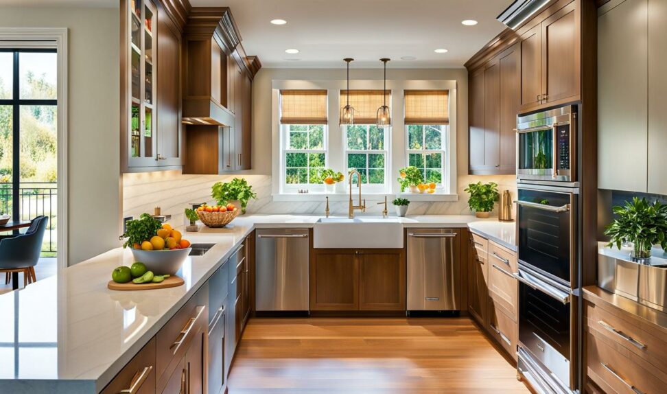 ideas for small galley kitchens