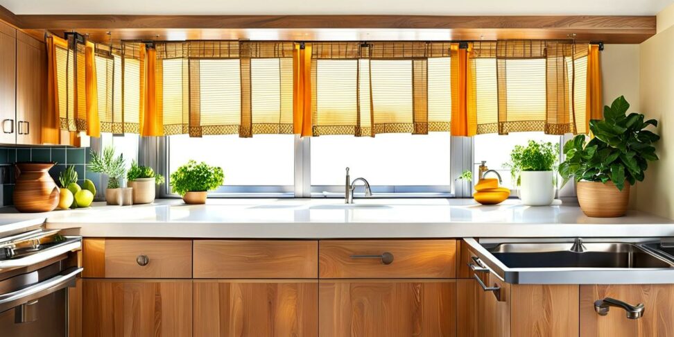 kitchen curtains over sink