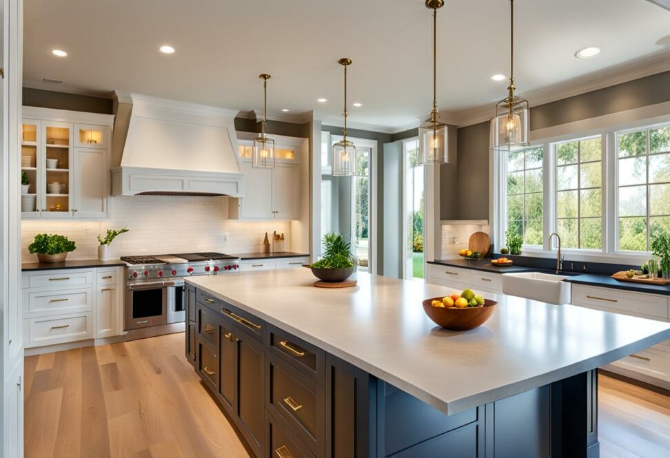 kitchens with large islands