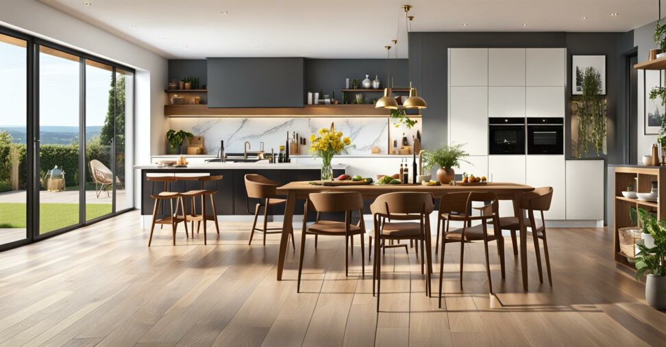 open plan kitchen living dining layouts