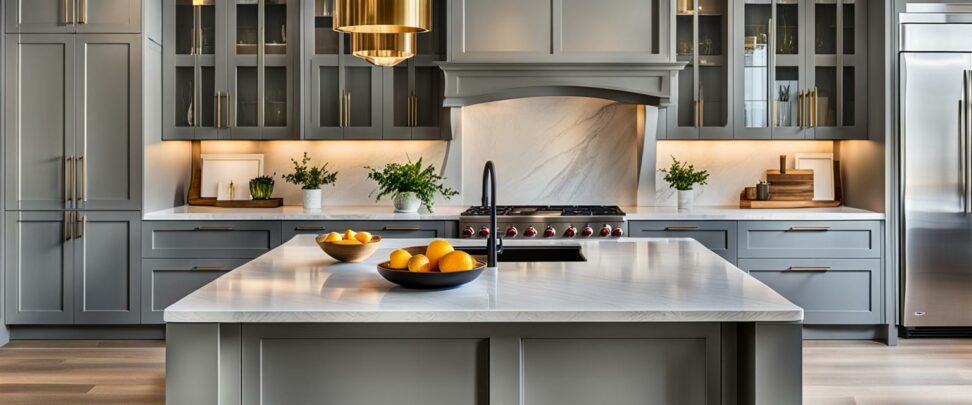 oyster color kitchen cabinets