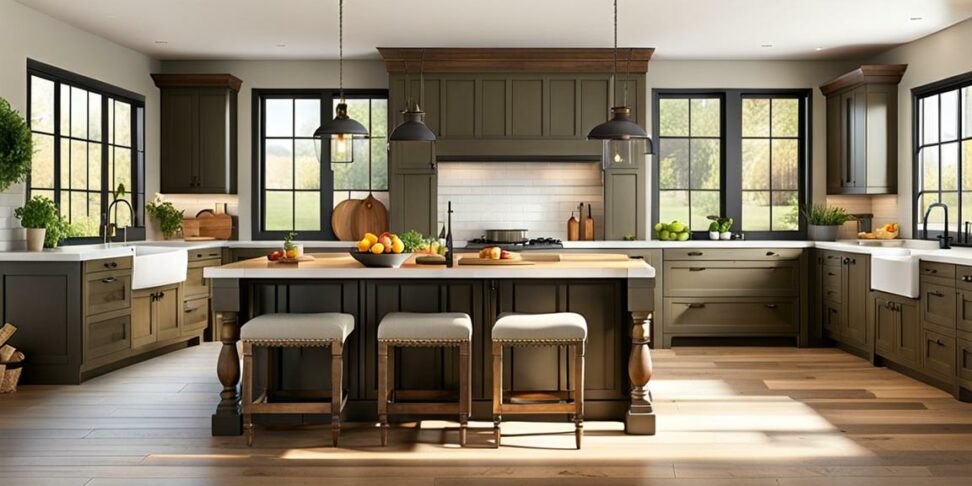 rustic islands for kitchens