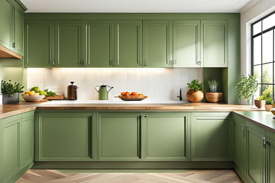 sage green kitchen cabinets ideas