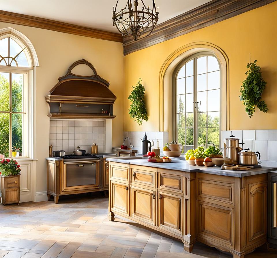 small french country kitchens