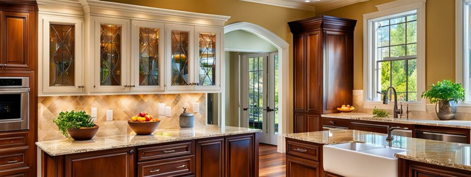 types of glass for kitchen cabinets