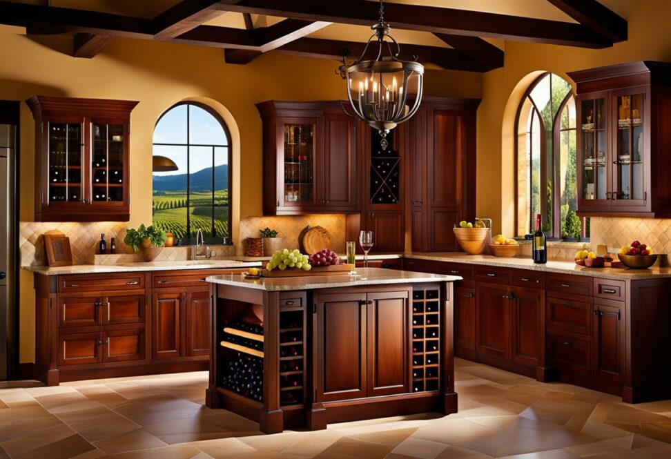 wine and grape kitchen decor ideas