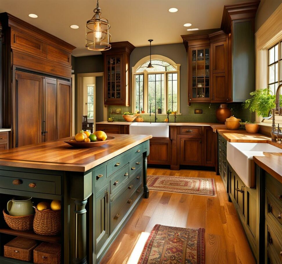 antique looking kitchen cabinets