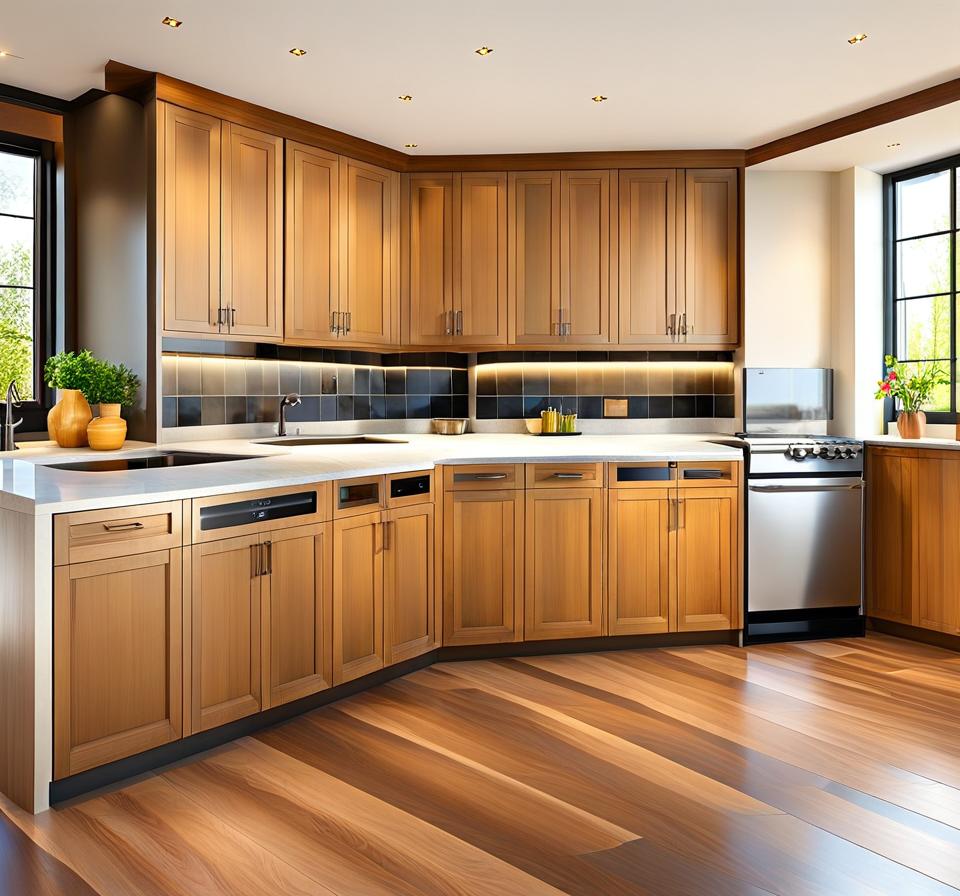 average size of a kitchen countertop