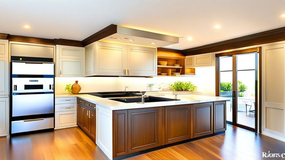 before and after galley kitchen to open concept