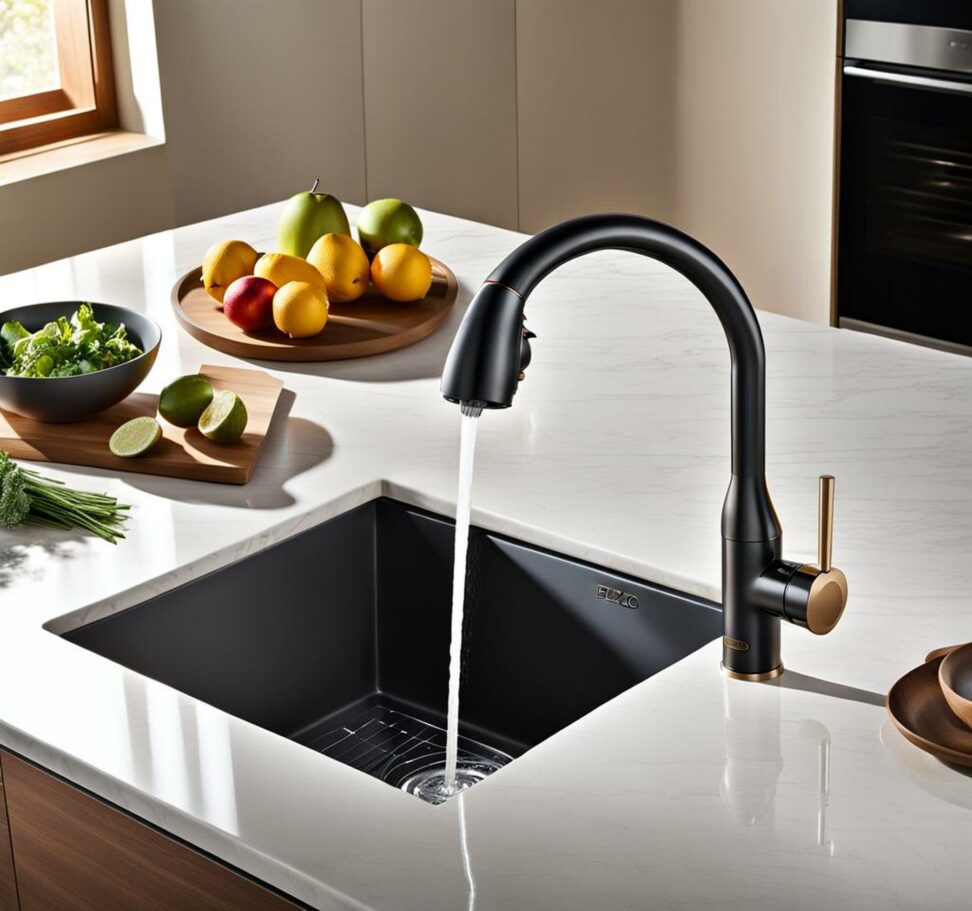 brizo touchless kitchen faucet