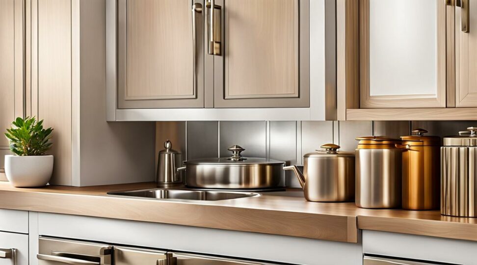 brushed nickel kitchen knobs and pulls