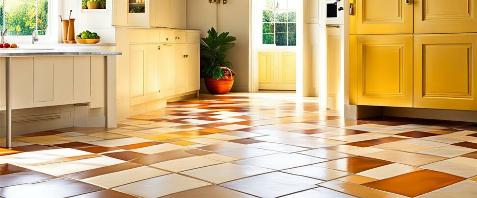 can you paint kitchen floor tiles