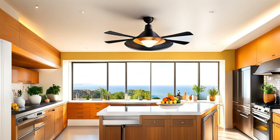 ceiling fans in kitchens