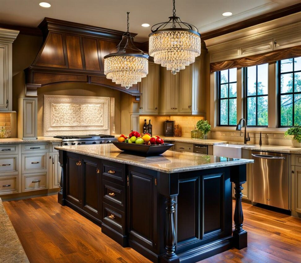 chandeliers for kitchen tables