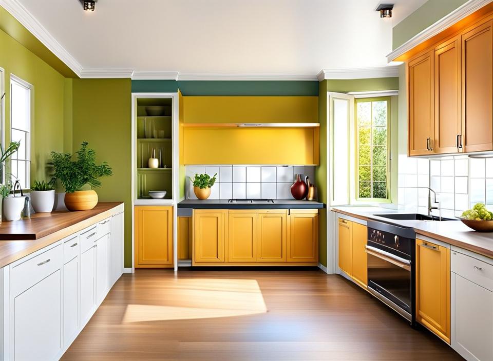 colors for small kitchens