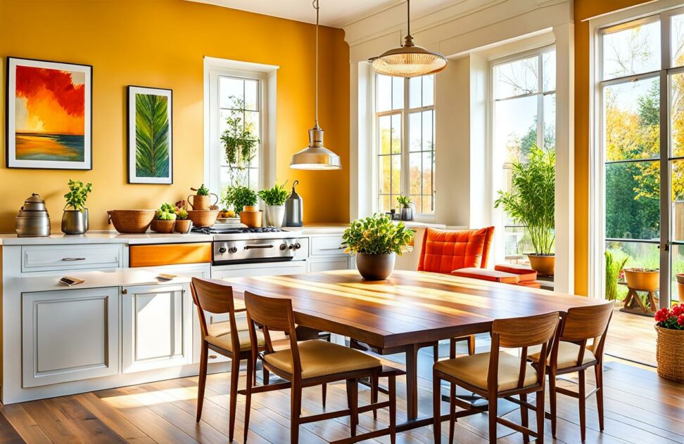 colors to paint a kitchen table