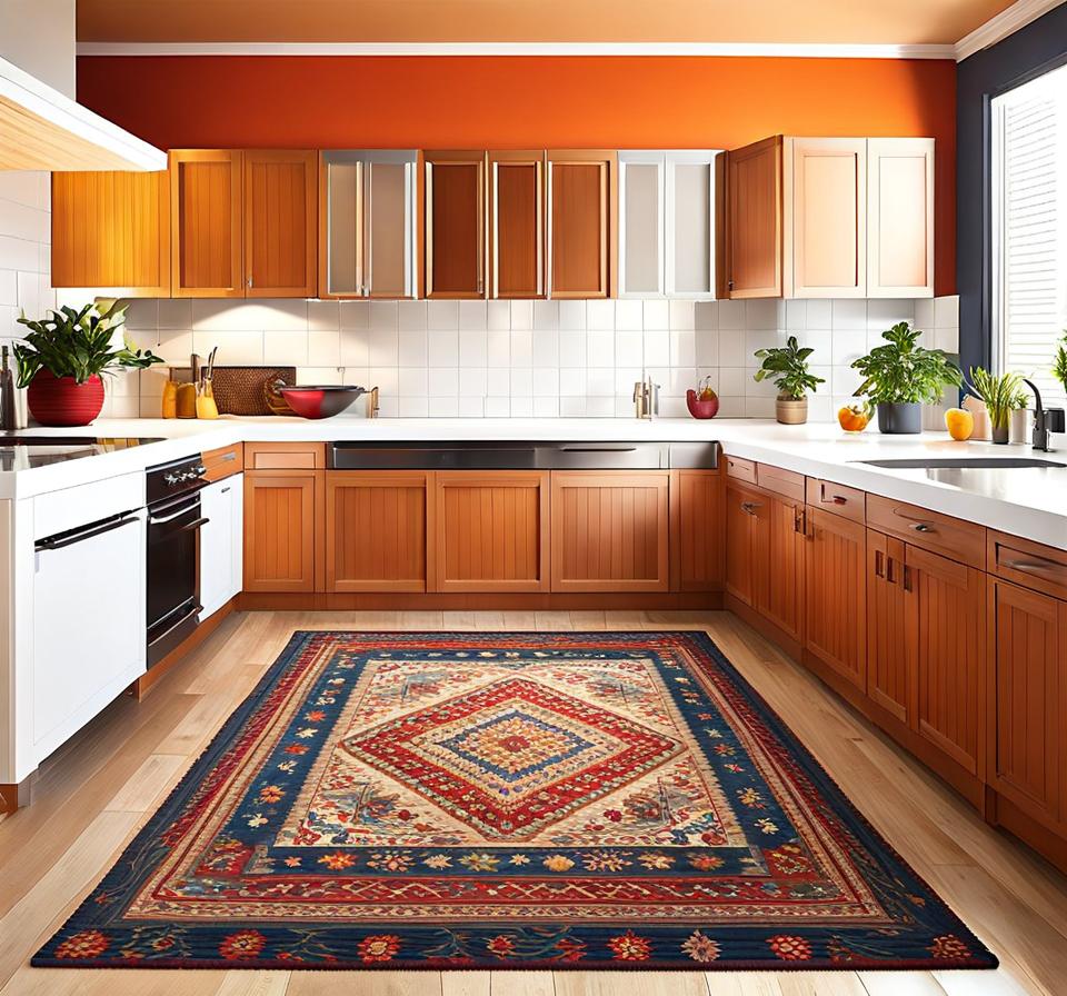 corner kitchen rug sink