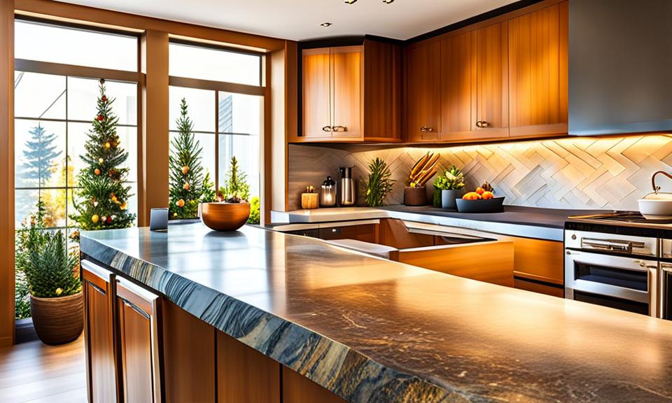decorate a kitchen counter