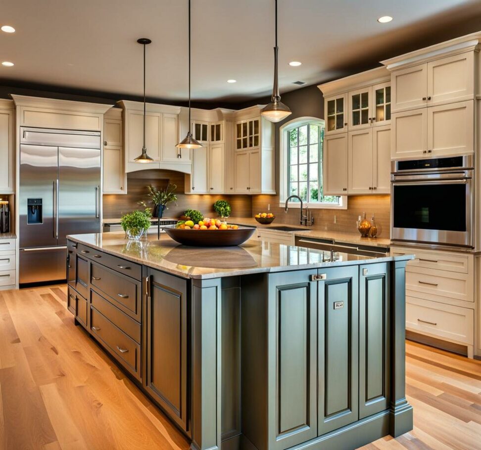 different kitchen island shapes