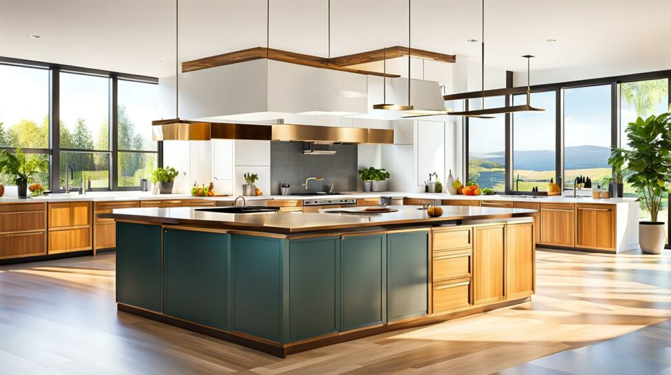 different types of kitchen islands