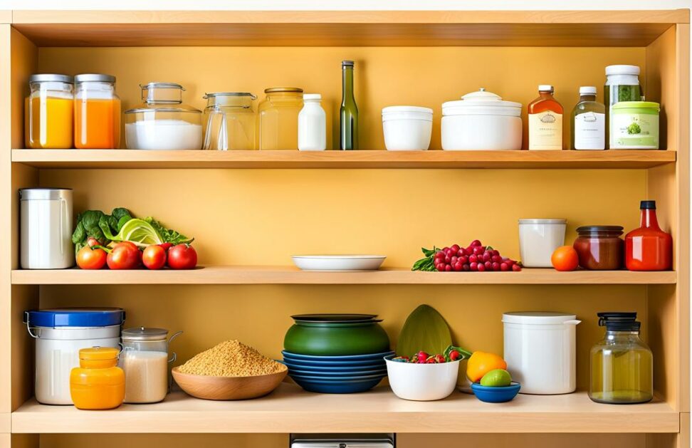 diy kitchen pantry shelves