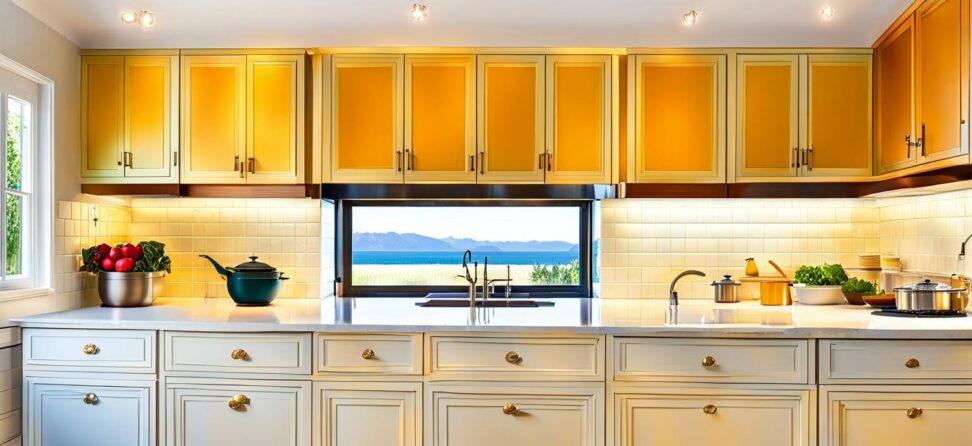 do you paint the inside of kitchen cabinets