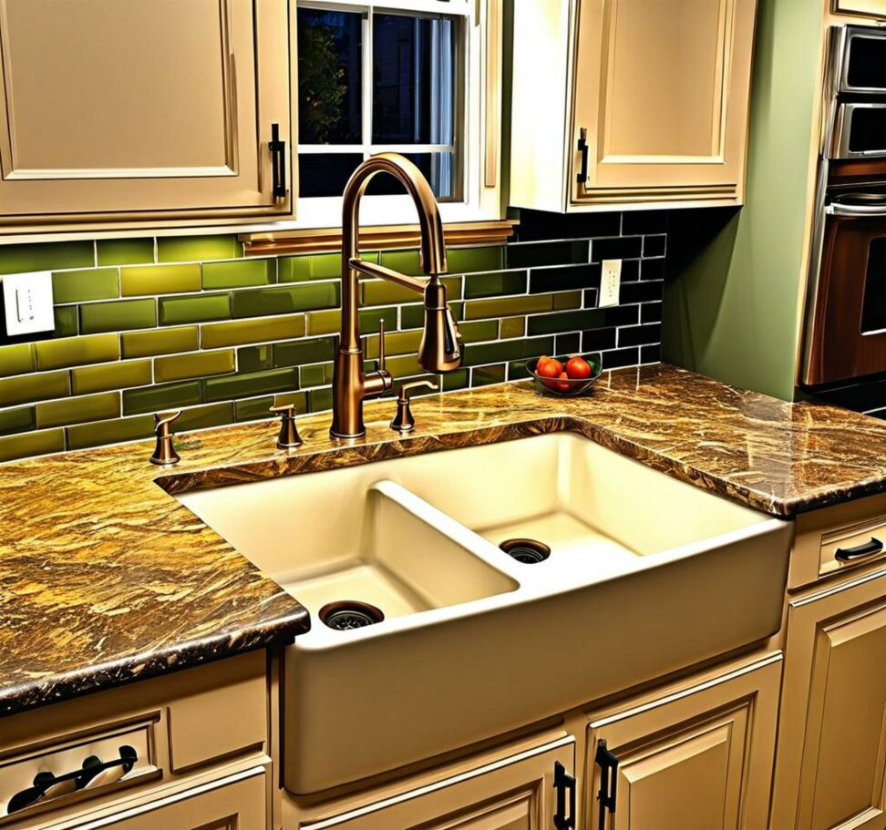 hanging light over kitchen sink