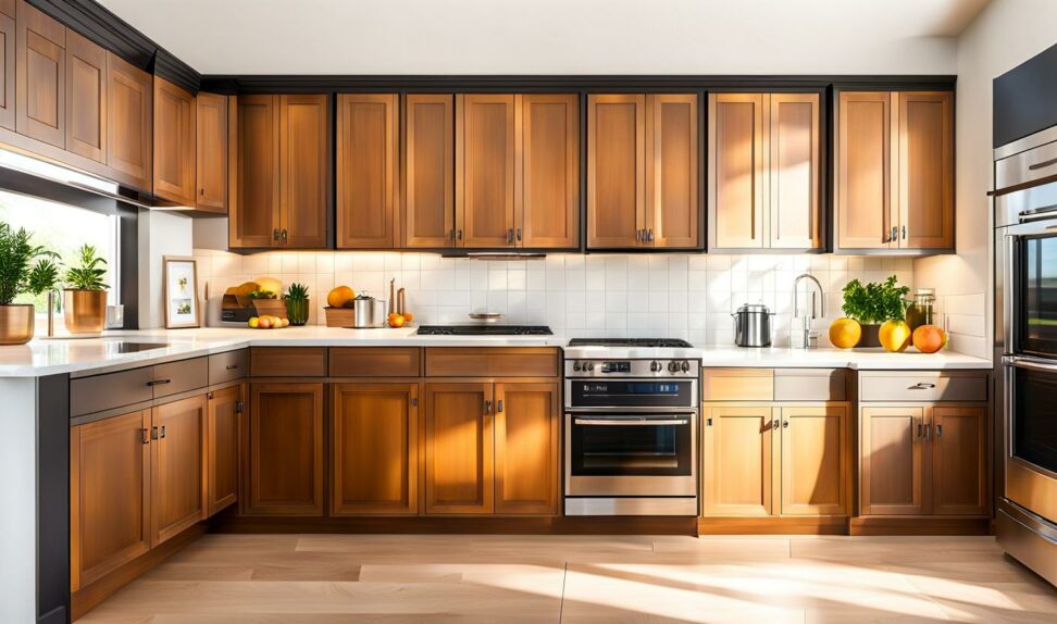 how tall are kitchen cabinets
