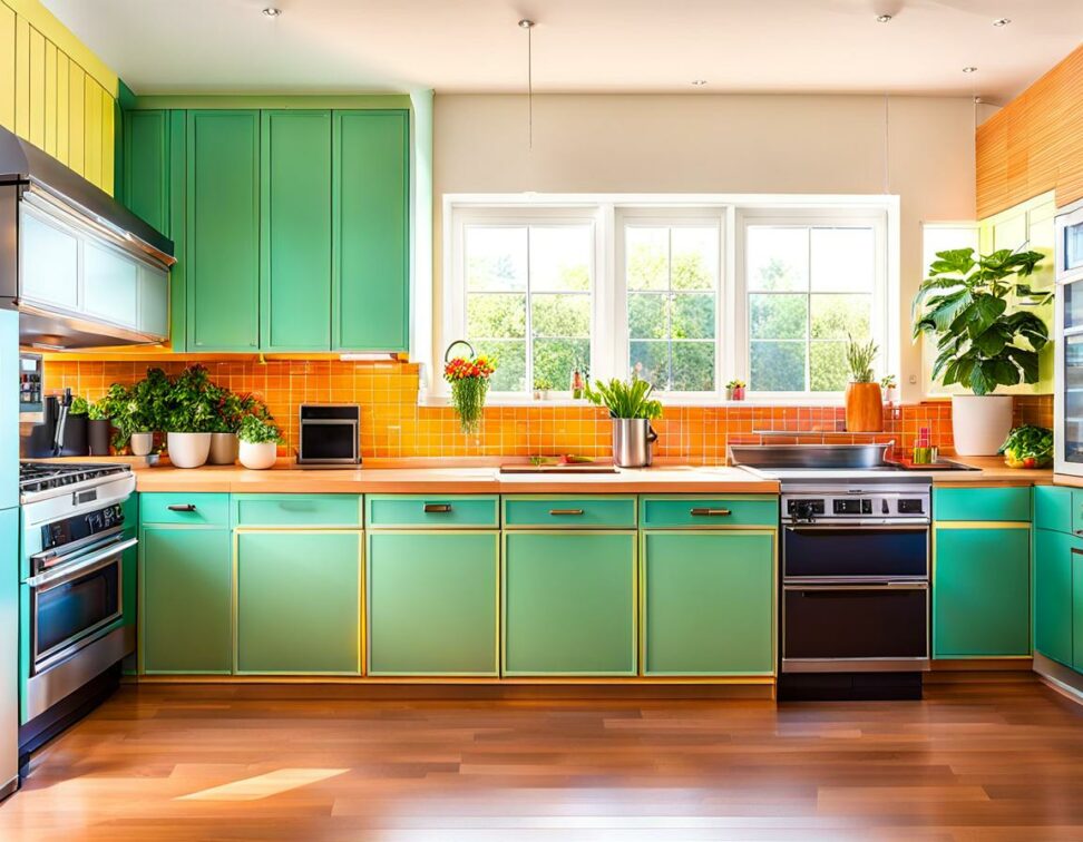 how to update an 80s kitchen