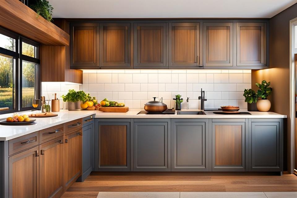 kitchen cabinet colors wood