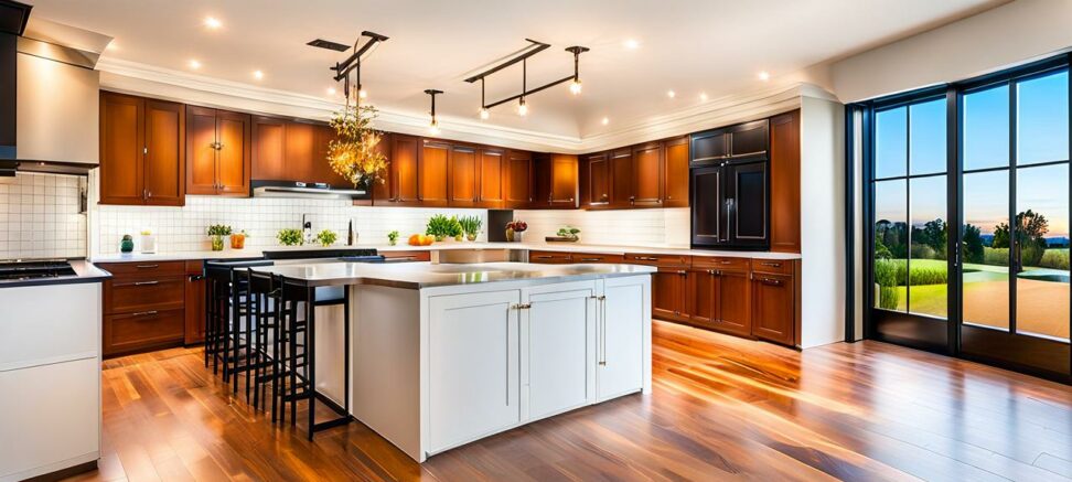 kitchen cabinets 9 foot ceiling