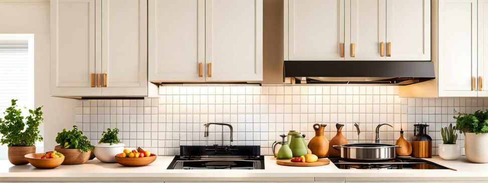 kitchen cabinets over stove