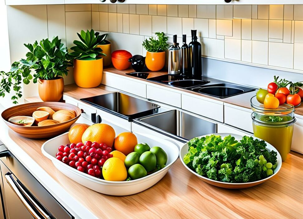 kitchen countertop organizer ideas