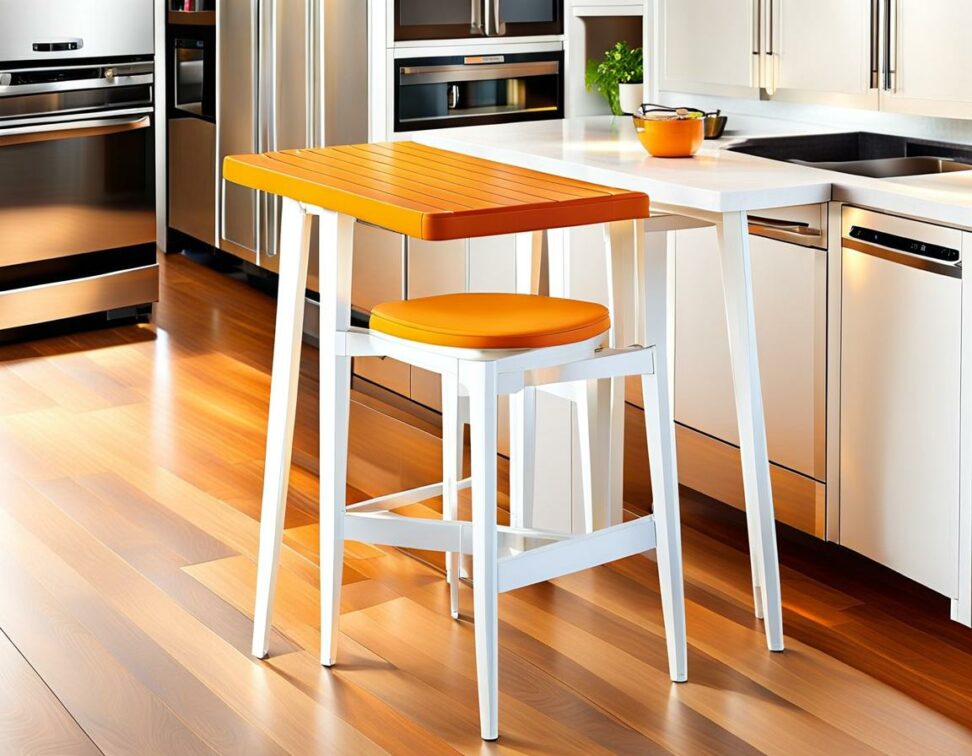 kitchen helper stool collapsible