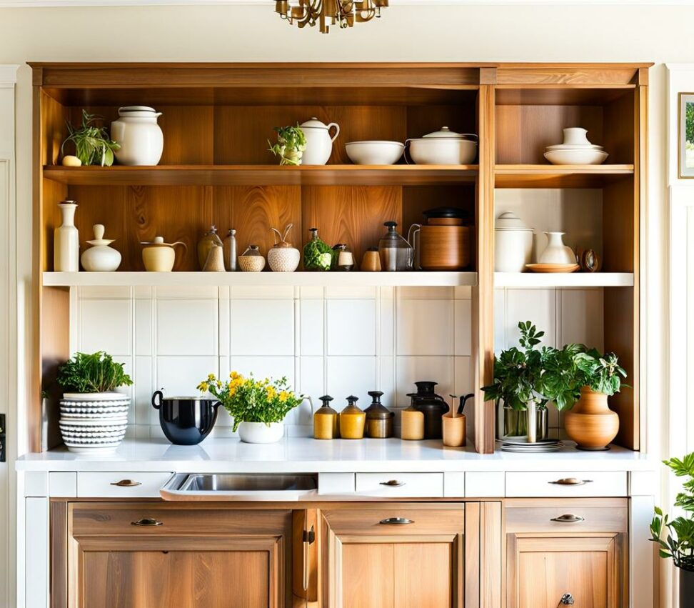 kitchen hutch decor ideas