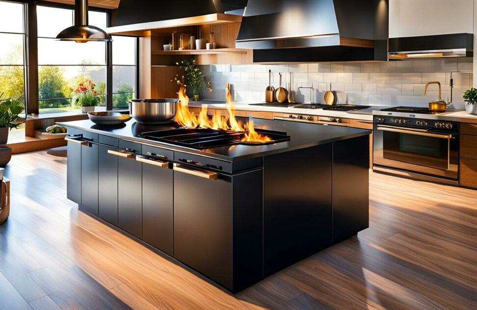 kitchen island ideas with stove