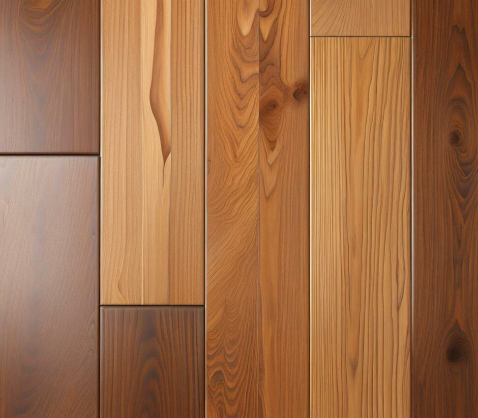 kitchen living room two different wood floors meeting